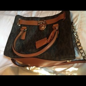 Brown Michael Kors satchel